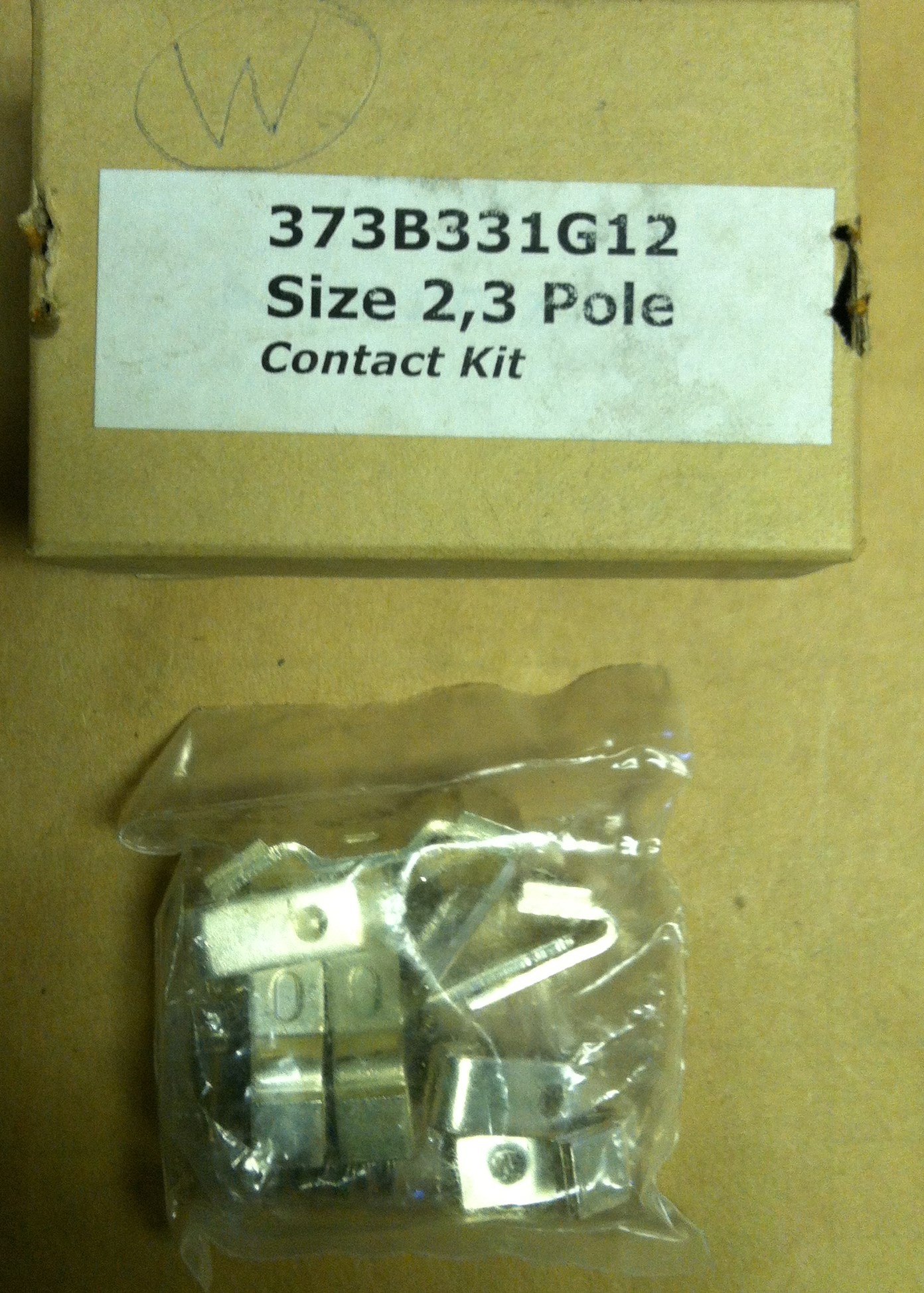 Westinghouse 373B331G12 Contact Kit 3 Pole Size 2 New in Box