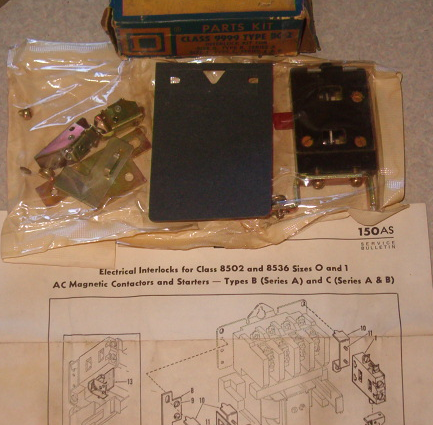 Square D 9999-BC-2 Interlock Kit New in the Box